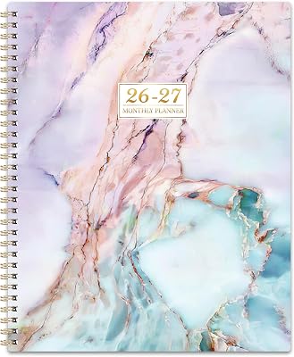 2026-2027 Monthly Planner - Monthly Planner 2026-2027 from Jan.2026 - Dec.2027, 2 Year Planners 8.5 x 11, 2-Year Calendar with Back Pocket, 24 Tabs
