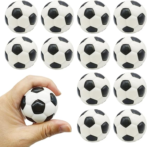 Small Foam Soccer Stress Balls 2" Mini Sport Squeeze Ball Party Favors
