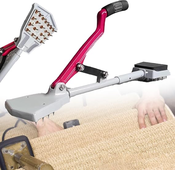 Carpet Stretcher Kit, Fit Laying Tool w/Soft Rubber Handle and Grippers, Carpet Installation Tool for Flooring,and More