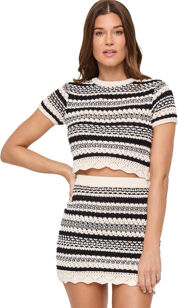 L*Space Caicos Mini Crochet Skirt for Women