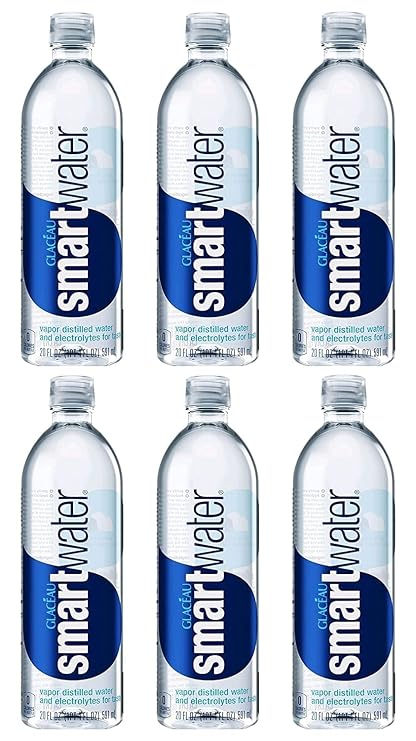 Glaceau Smartwater 20oz Bottles, Pack of 6 by SOHO