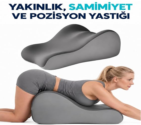 VISCORA Yetişkinler İçin Yakınlık, Samimiyet ve Pozisyon Yastığı – Çok Amaçlı Kavisli Destek Minderi