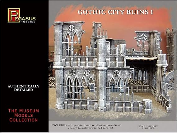 Pegasus Hobbies Gothic City Building Ruins Set 1