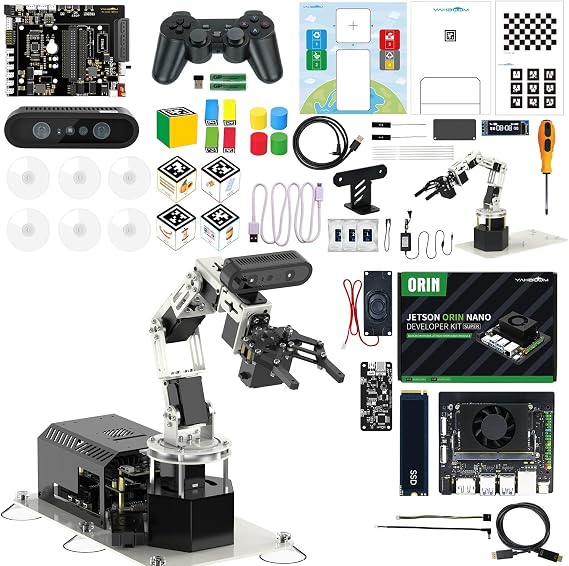 Yahboom 6-DOF AI Intelligent Recognition Robot Arm Orin Nano 4GB Control