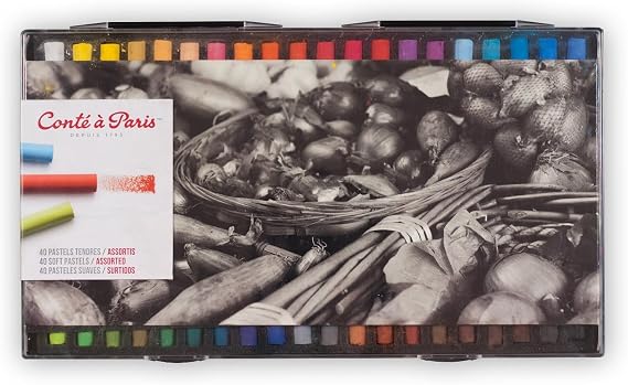 Conte a Paris 40 Count Assorted Soft Pastels Set