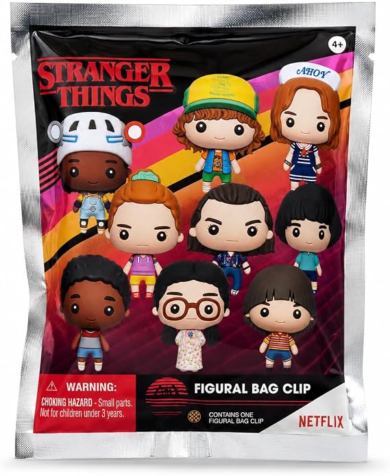 Stranger Things 3D Foam Bag Clip - Series 3