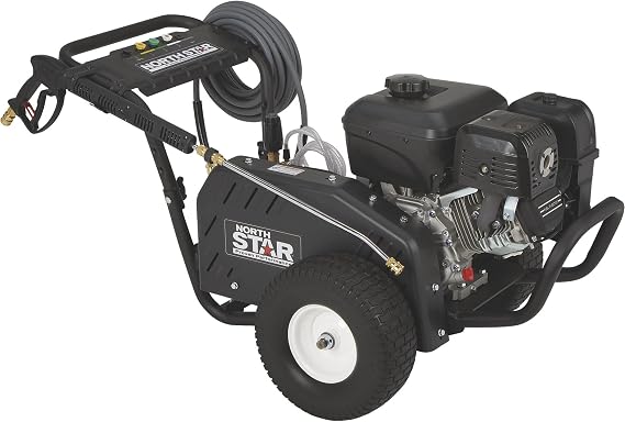 NorthStar Gas Cold Water Pressure Washer, 4000 PSI, 3.5 GPM, NorthStar Engine, Belt Drive