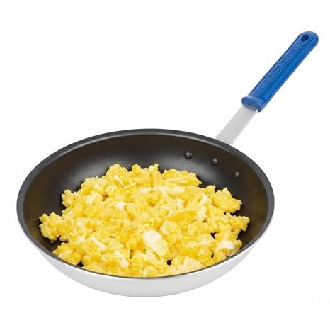 Vollrath Z4010 Wear-Ever 10-Inch Non-Stick Fry Pan with Cool Handle, Aluminum, NSF,Black/Blue
