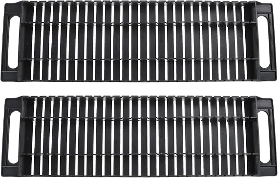 2 Pcs Plastic Antistatic ESD Circulation Rack Shelf- Anti- Static Tray Electronic Prevention PCB Drying Rack Storage Stand Circuit Board Holder