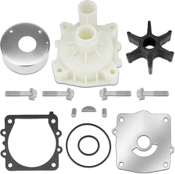 61AW0078 Water Pump Impeller Kit Compatible with Yamaha 2/4 Stroke Outboard