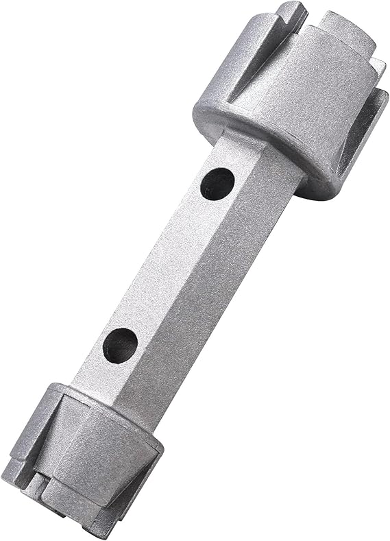 HAUTMEC Tub Drain Remover Wrench Tool Heavy Duty Aluminum Shower Bathtub Drain Removal Tool PL0030