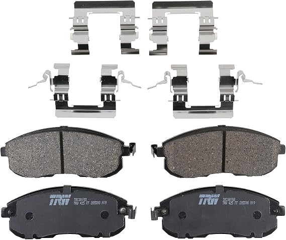 TRW Pro TRC0815A Disc Brake Pad Set For Nissan Sentra 2011-2019, Front, And Other Applications