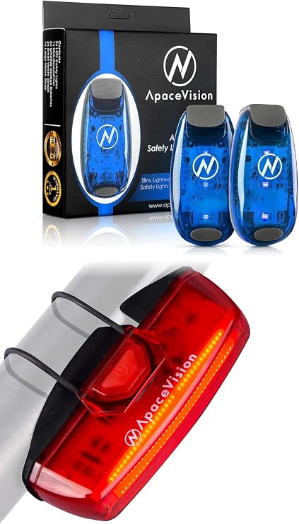 (2 Pack) - LED Safety Lights + Guard G3X Tail Light