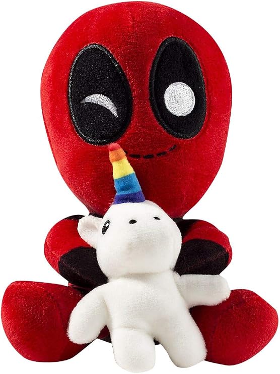 Marvel Deadpool Riding a Unicorn Plush