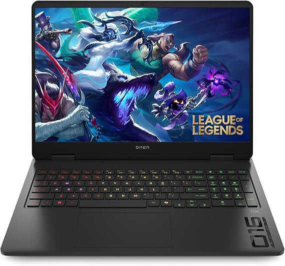 HP 2025 Gaming Laptop | Omen 16 | AMD 16-Core AMD Ryzen 9 8940HX | NVIDIA GeForce RTX 5060 | 32GB DDR5 | 1TB SSD | 16.0" 1920 x 1200 144 Hz | Win11 Pro - Wi-Fi 6E - BT 5.3 - RGB Backlit KB - Black