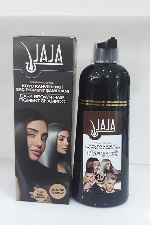 Jaja Beyaz Kapatıcı Şampuan Boya 300 Ml - Koyu Kahve