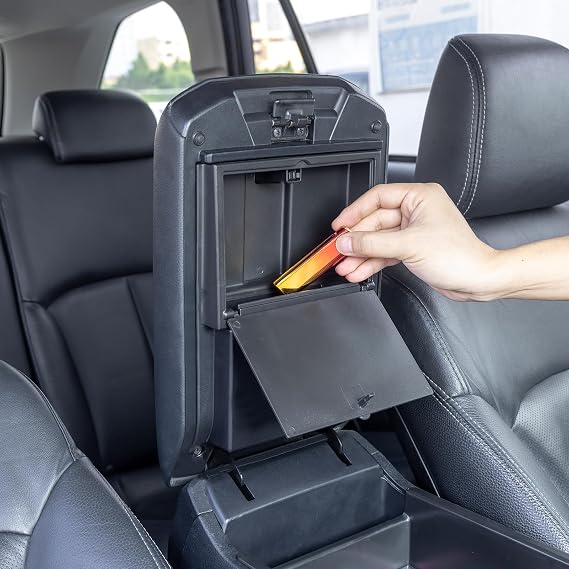 Center Console Hidden Box Compatible with 2010-2024 Toyota 4Runner | Organizer Accessories Armrest Secret Compartment Hidden Storage Box