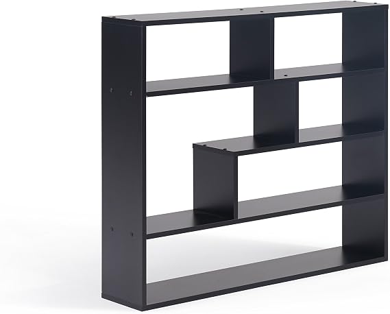 Danya B. XF151012BK Rectangular Shelves, Black
