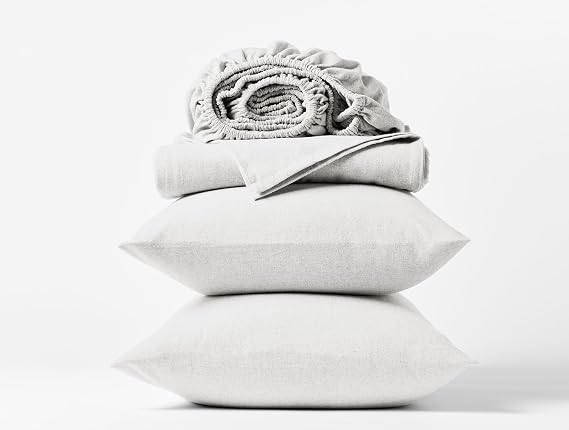 Coyuchi Cloud Brushed Organic Flannel Sheet Set