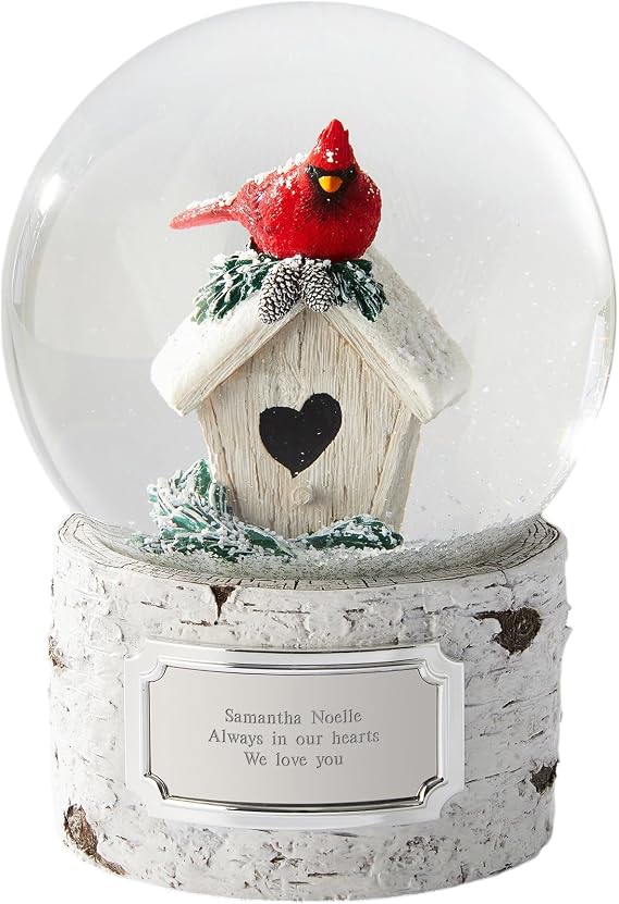 THINGS REMEMBERED Personalized Cardinal Musical Snow Globe