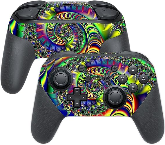 MightySkins Skin Compatible with Nintendo Switch Pro Controller - Acid | Protective, Durable, and Unique Vinyl Decal wrap Cover | Easy to Apply, Remove, and Change Styles | Made in The USA