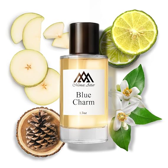 Monac Blue Charm inspired by Blue Talisman, Eau De Parfum, 1.7oz/50ml, Unisex, Long Lasting Fragrance, Luxury Made Affordable