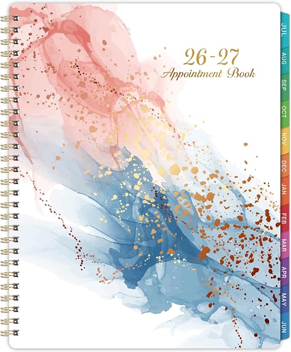 2026-2027 Appointment Book - 2026-2027 Daily Planner with Tabs