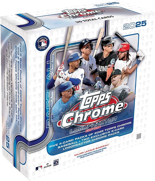2025 Topps Chrome Baseball Logofractor Edition Box