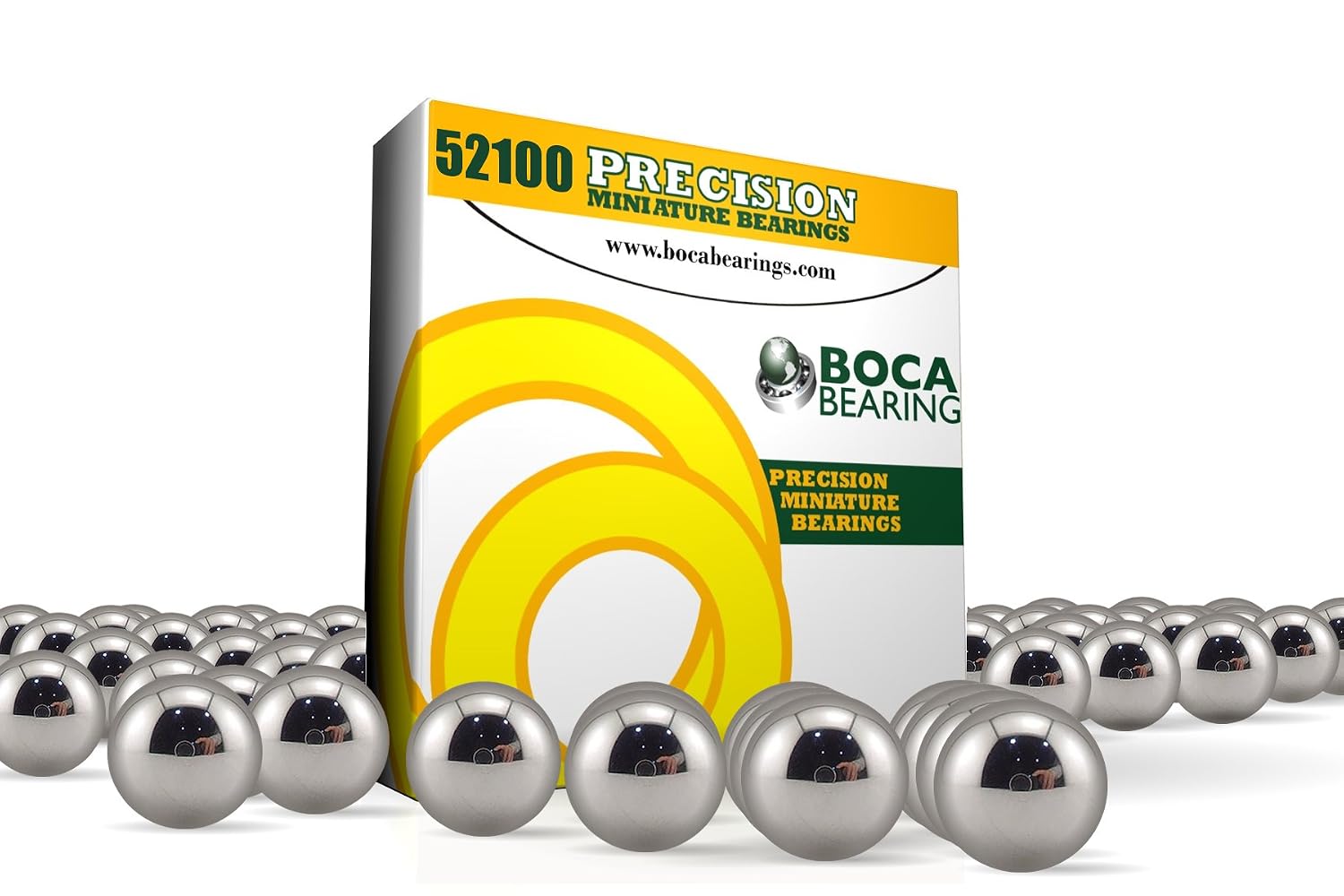 18 INCH Chrome Ball, Grade 25, 100 Count 18 in Chrome GR.25 Balls 100