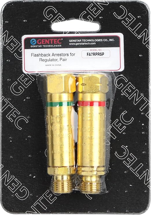 GENTEC FA7RPRSP Pair Flashback Arrestor