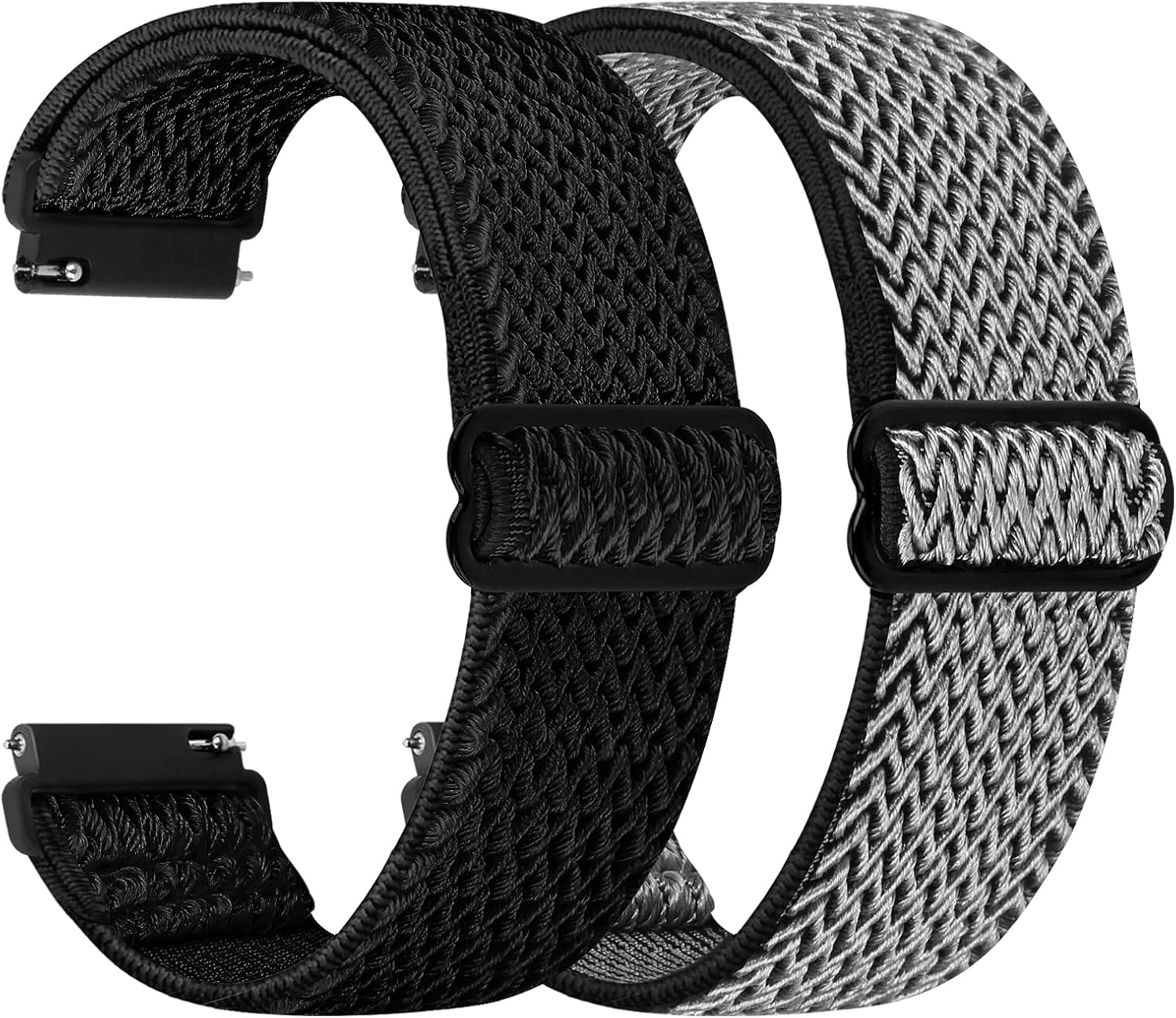 TumpCez - Quick Release Elastic Nylon Watch Straps - Band Width- 16mm 18mm 19mm 20mm 22mm 24mm Watch Straps -Choose Colour & Width