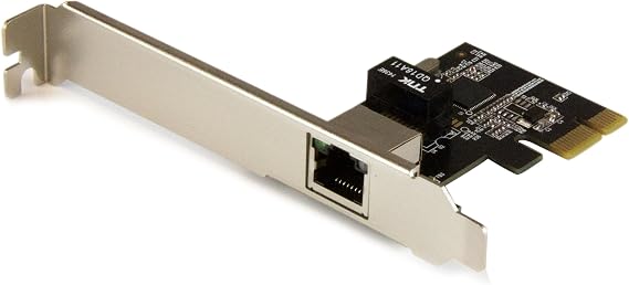 StarTech 1-Port Gigabit Ethernet Network Card, Intel I210 NIC (ST1000SPEXI) | PCIe Gigabit NIC, Intel I210 chipset, PXE boot, Wake-on-LAN, Jumbo frames, Server/Desktop