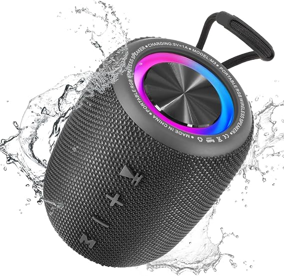 Portable Bluetooth Speaker, 20W Bass & IPX6 Waterproof Wireless Speaker