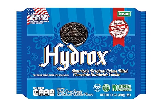 Hydrox Cookies, Master Case of Six, 13 oz.