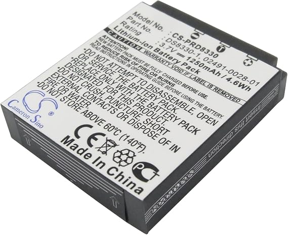 Replacement Battery for Minox DC 1011 DC 8111 DC 1022 DC 8122, 02491-0028-01 battery 1250mAh