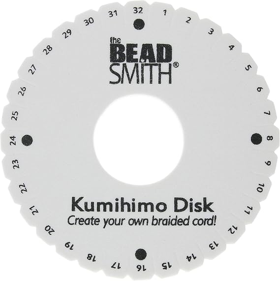 The Beadsmith Round Kumihimo Disk