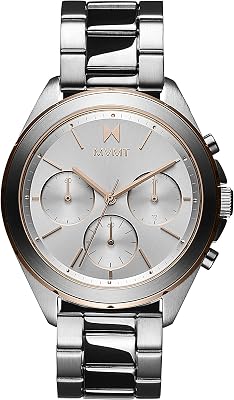 MVMT Womens 28000127 Getaway 39mm Quartz Chronograph Watch