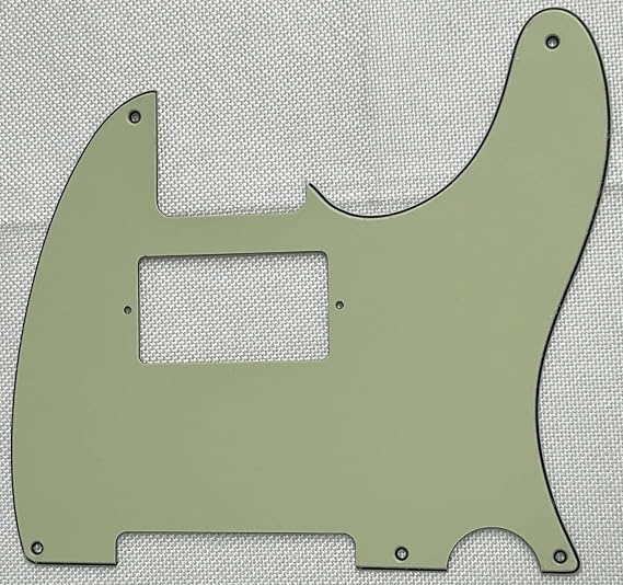 For Fit Fender Esquire Telecaster 5 Hole PAF Style Guitar Pickguard (3 Ply Vintage Green)