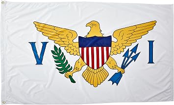 Online Stores U.S.Virgin Islands Flag, 3 by 5-Feet
