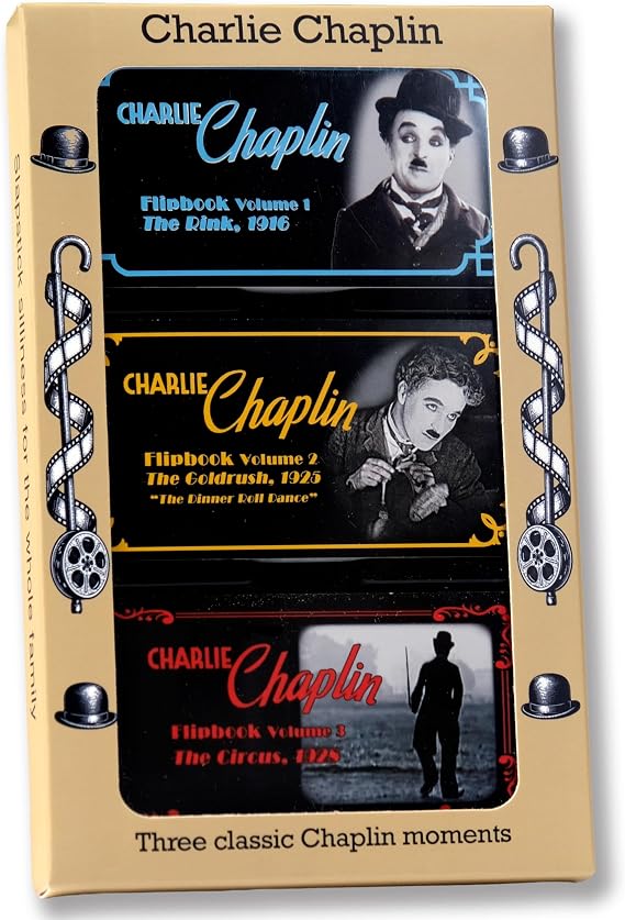 Fliptomania Charlie Chaplin Flipbook 3-Pack: The Circus, The Gold Rush, The Rink