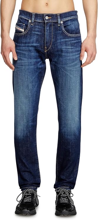 Diesel 2019 D-STRUKT Slim Fit Blue Jeans
