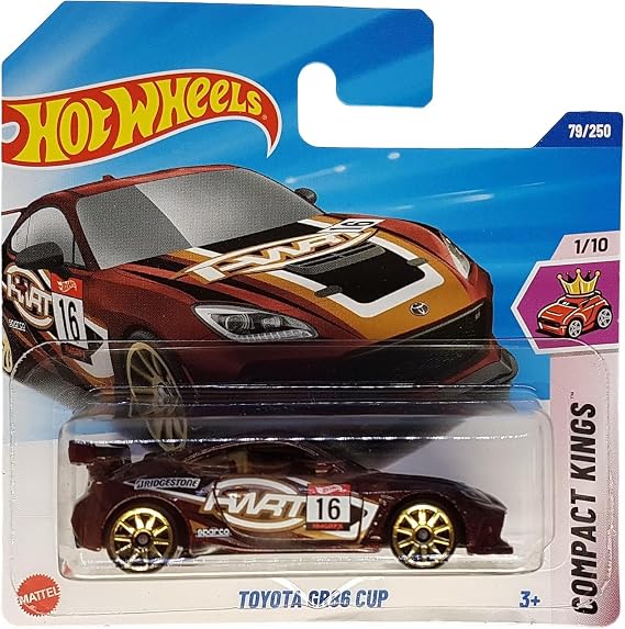 Hot Wheels - Toyota GR86 Cup - Compact Kings 1/10 - HYX74 - Short Card - Bridgestone - Sparco - Mattel 2025-1:64