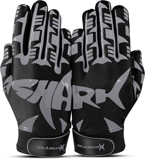 Non-Slip Tacky Football Gloves Ball Feel Sensation, Football Receiver Gloves in Youth, Adult, and Kid Sizes, Ultra Sticky Silicone Strong Palm Grip