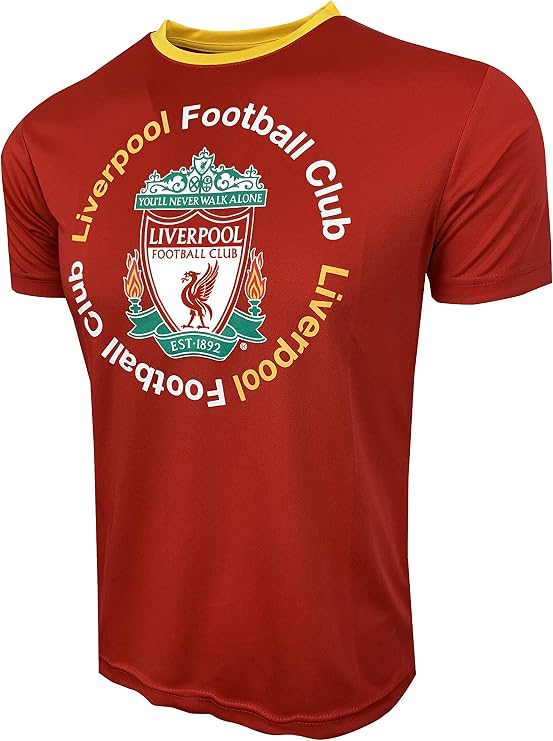 Boy's Liverpool Shirt, Football Jersey for Boys, Compatible Liverpool T-Shirt for Kids