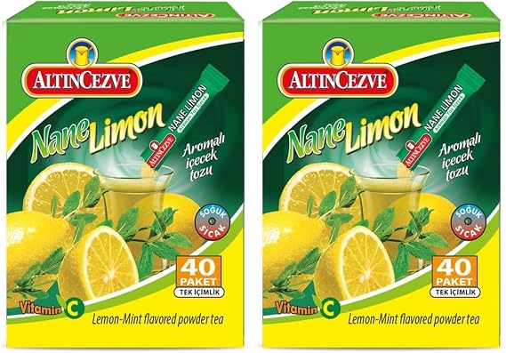 Altıncezve Nane Limon Aromalı Tek İçimlik İçecek Tozu 1,5 Gr x 40 Adet 2li paket