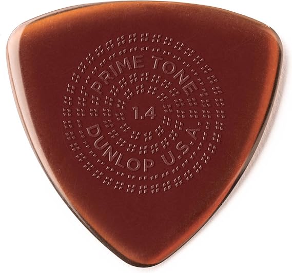Jim Dunlop Primetone Triangle Grip Pick 1.4MM - 3 Pack