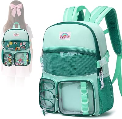 Mygreen School Backpack for Teen Girls Women Laptop Backpack College Bookbags Middle School Travel Back Pack - Kawaii Ita Backpack Green