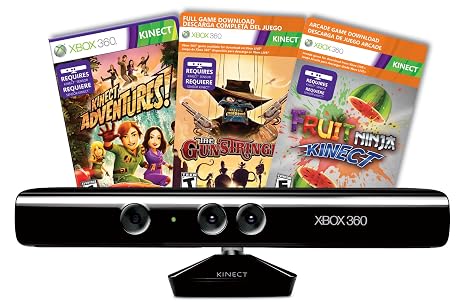 Kinect Sensor with Kinect Adventures and Gunstringer Token Code (OLD MODEL)