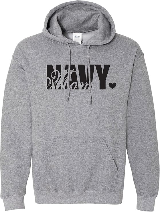 zerogravitee Navy Mom Hooded Sweatshirt