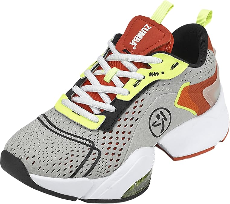 ZUMBA Womens Air Stomp Classic Athletic Shoes, Low-Top Dance Sneakers for Women